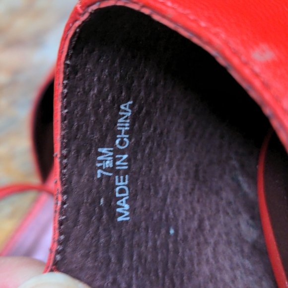 MODA Spana Red shoes -7.5 - Picture 7 of 9